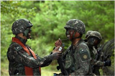 '신앙 상징물' 전방보급 실훈련 모습. 육군 제공