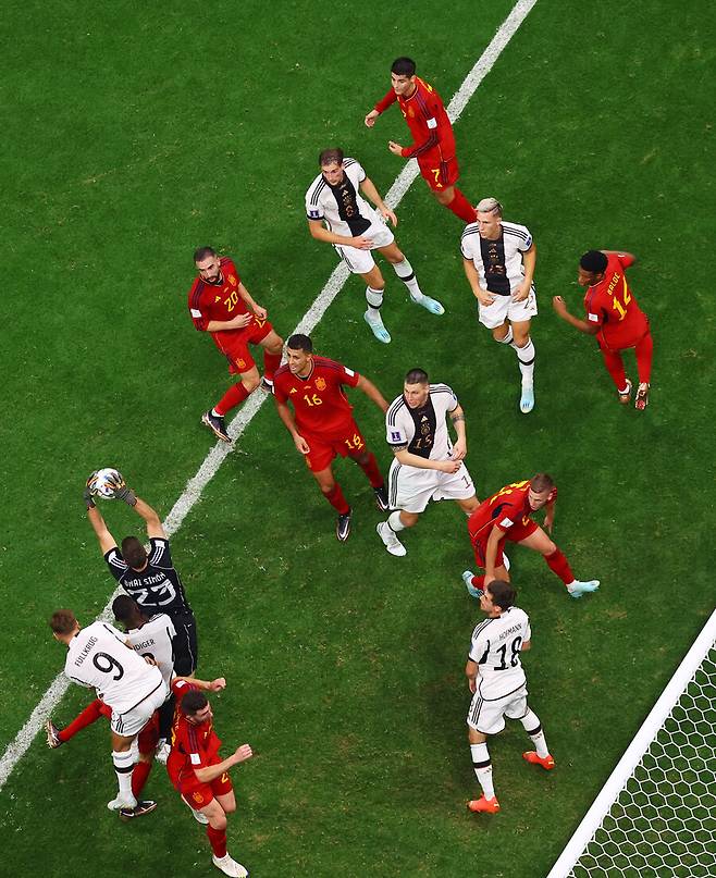 ▲ 독일-스페인은 명품 경기를 펼쳤다. ⓒ연합뉴스/REUTERS