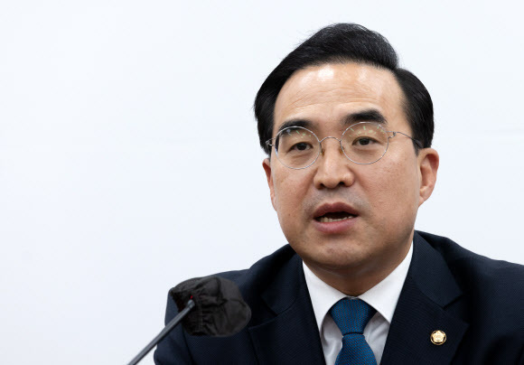 박홍근 더불어민주당 원내대표. 뉴스1