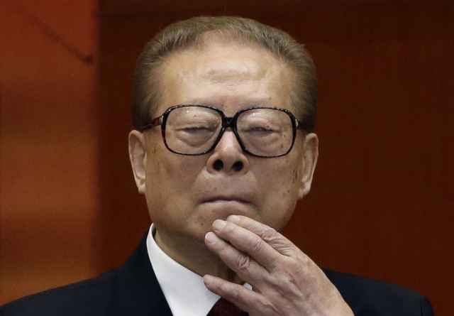 장쩌민 전 중국 국가주석. AP연합.