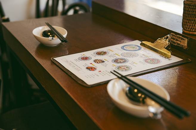 그림으로 표현한 메뉴판