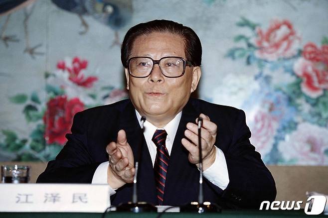 장쩌민 전 중국 국가주석. 백혈병 등으로 상하이에서 치료를 받다 향년 96세로 별세했다. ⓒ AFP=뉴스1 ⓒ News1 우동명