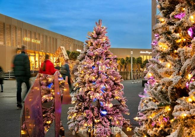아울렛시티 메칭엔의 크리스마스 분위기