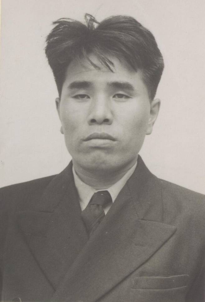 김응빈, 35살 되던 1948년 모스크바에서 찍은 사진. 임경석 제공