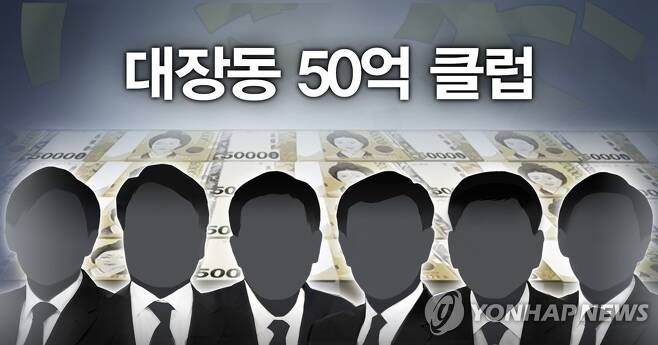 대장동 '50억 클럽' (PG) [홍소영 제작] 일러스트