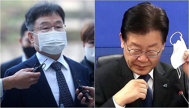 김만배 씨(좌)와 이재명 더불어민주당 대표(우) ⓒ 데일리안 박항구 기자