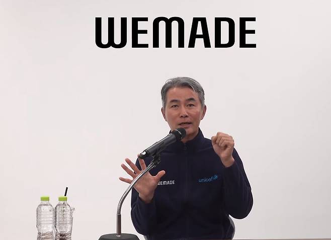 장현국 위메이드 대표. /위메이드 유튜브 캡처