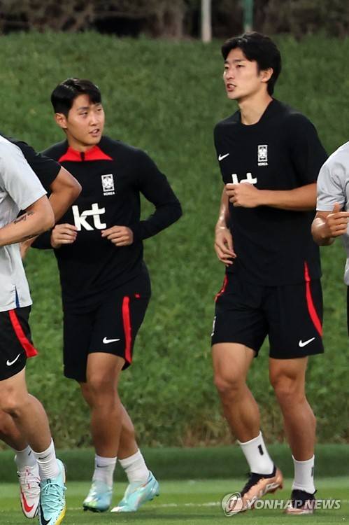 이강인(왼쪽)과 조규성. ⓒ연합뉴스