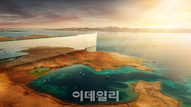 사우디가 공개한 네옴시티라인(사진=사우디 네옴시티)