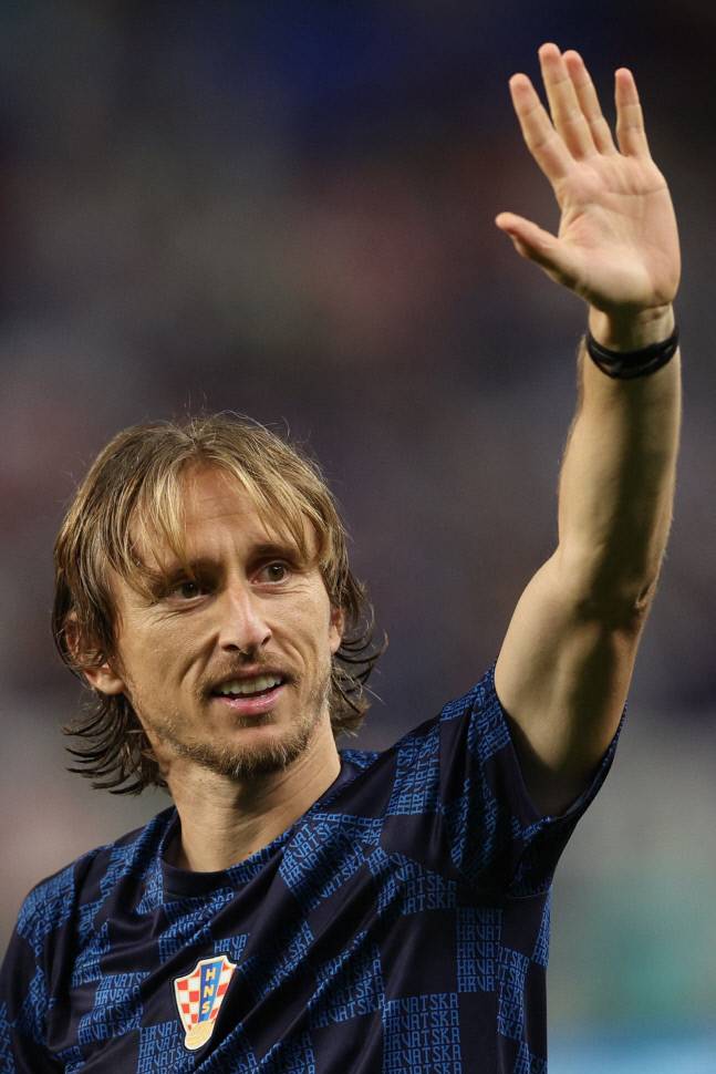 크로아티아의 루카 모드리치. 지난 5일 일본과의 2022 카타르월드컵 16강전 때다. AFP 연합뉴스