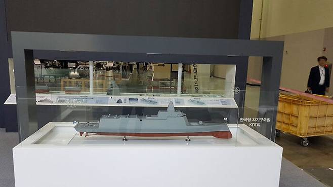 현대중공업의 KDDX 모형