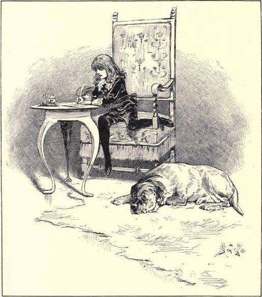 1886년 작 '소공자'에 실린 레지널드 버치의 그림. 백작의 손자인 세드릭이 반바지를 입고 있다. 위키피디아