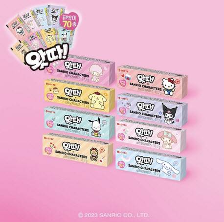 롯데제과 풍선껌 ‘산리오 왓따’(사진=산리오)