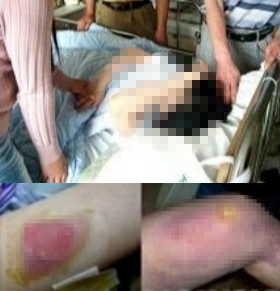 2006년 5월 29일 뉴시스가 보도한 '고데기 학교폭력 사건' 기사 캡처. 뉴시스