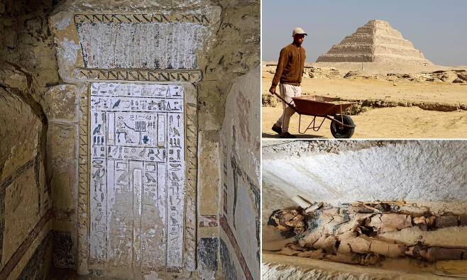 이집트 ‘죽은 자들의 도시’ 사카라서 ‘황금 미라’ 발견