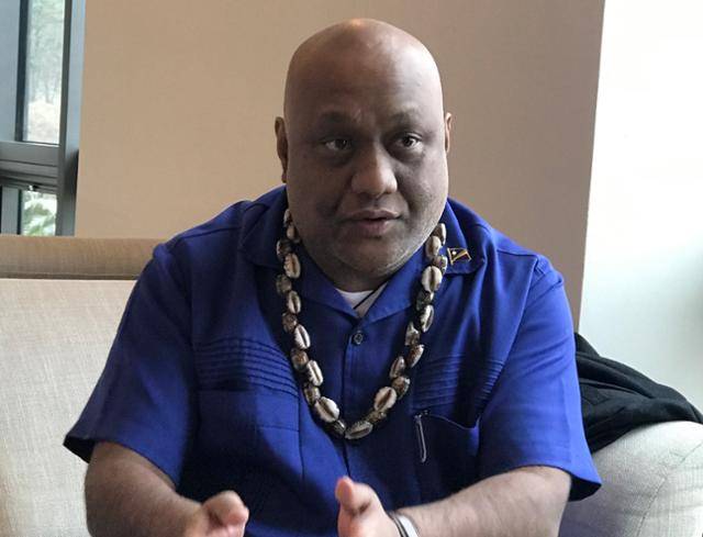 2022년 12월 8일 전남 신안에서 열린 세계섬문화다양성포럼에서 만난 트레거 알본 이쇼다 주한 마셜제도 대사는 "한국인에게 마셜제도가 존재한다는 것을 널리 알리고 싶다"고 말했다. 신안=김표향 기자