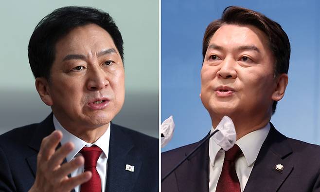 국민의힘 김기현(왼쪽), 안철수 전당대회 후보. 연합뉴스·뉴시스