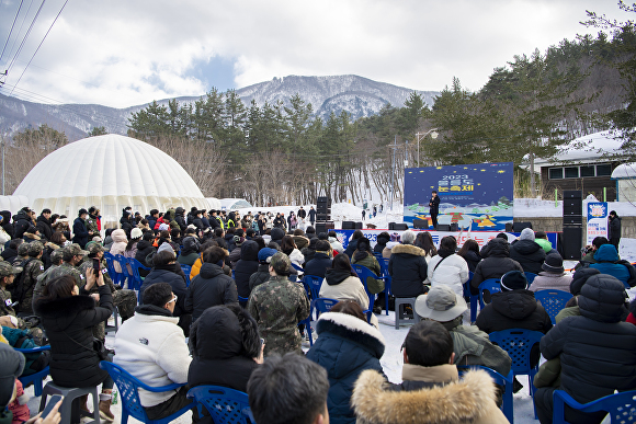 지난 3일 '2023 울릉도 눈 축제'가 열리고 있다. [사진=울릉군]