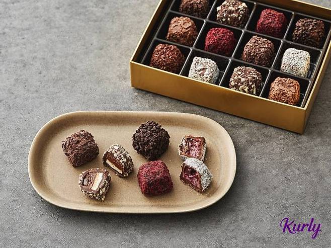 ‘고디바’ 큐브 트뤼프 컬렉션. 컬리