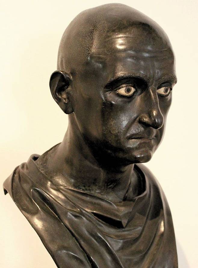 로마의 장군 스키피오 - 2차 포에니 전쟁을 승리로 이끈 로마 장군 스키피오. /나폴리 국립 인류학박물관