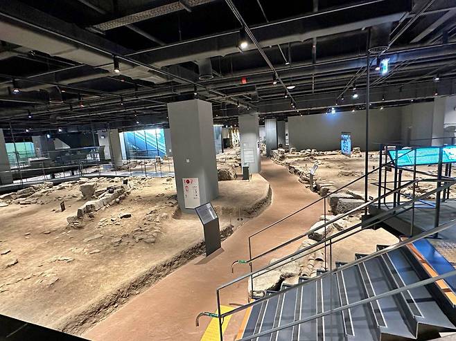 공평도시유적전시관 현장. 출처=IT동아