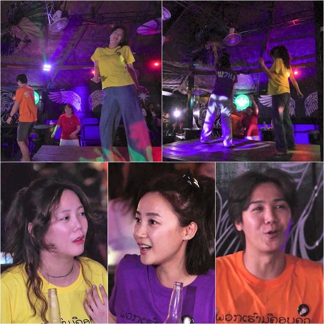  ⁇  on foot into a frenzy  ⁇  Banganes Ko Un, Mir, Bang Hyo-sun Three Brother and Sister and mother accept Laoss Sakura bar and perform a frenzy dance party.KBS2 Family Travel Variety  ⁇ on foot into a frenzy  ⁇  is a bloodbath, but it fights bloody. It looks like a resemblance.Park Na-rae, Yuli Lee, Cho Kyuhyuns empathic progress and Ko Un, Mir Brother and Sisters Personality Full of Banganes Laos Travel, Taejoo Na and six aunts are drawn together.In the 5th broadcast on the 12th, the first day of Laos Travel of Bangane, a personality full of personality led by Ko Un, Mir Brother and Sister, is drawn.After arriving at Laos, Bangane enjoys a long tail boat before sunset with the active recommendation of Ko Un and Mir. While riding a long tail boat, Ko Un suddenly wakes up and says, Are you watching the sunset?My mother said, The sunset I know is red. Now the sky is gray, where is the glow? Lets be ridiculous. Ko Un is a sunset. It makes you tense.Father, who sensed the crisis, said, Yes, I saw the sunset. I wonder what the identity of the sunset that Ko Un and Father saw.Ko Un leads her mother, Mir, and her sister to the night market. Families who started to suspect Ko Un, who is wearing red lipstick on the way to the night market.As you can see, the place where Ko Un was led was the Sakura barbecue, where intense music hits your ears.My mother, who entered the entrance, started to feel excited when she was young, and Ko Un, who was noticing, suddenly climbed onto the main dance stage and set the mood.Cho Kyuhyun, who was watching the video in the studio, said that he could not see it because of the embarrassment.Mir, who has been on stage for the first time in his life, has been shocked by the shock he has experienced for the first time in his life. It may be nothing compared to the shock he will receive at home, but he did not know that the eldest sister of the family would dance so passionately. Brother and Sister and her mothers departure are expected to be a great success.Ko Un, a high-tension high-tension beyond imagination, and Mir, an idol-born family, are full of personality, sometimes catching the back of the neck, sometimes giving a smile and raising curiosity.Expectations are rising for the 5th broadcast of the  ⁇   ⁇   ⁇   ⁇   ⁇   ⁇ , which will be broadcast on the 12th whether the Bangane family, which has been loved and shared with pleasant and fuzzy daily life, will be able to finish the first travel safely.On the other hand, Han Hye-jin will participate as a special MC in the 6th  ⁇  on foot into a frenzy  ⁇  and will show off the limited chemistry with Park Na-rae.KBS2  ⁇  on foot into a frenzy  ⁇ , which draws laughter and empathy through the Family Travel of Star Families, is broadcast every Sunday night at 9:25 pm.