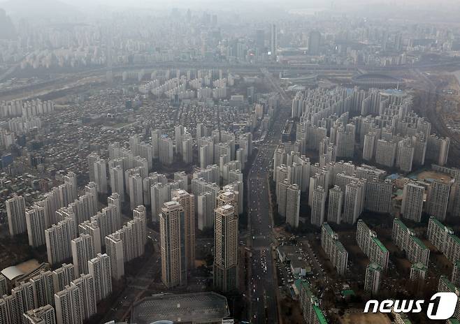 서울의 아파트 단지의 모습. 2023.2.9/뉴스1 ⓒ News1 신웅수 기자