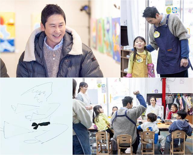 신동엽이 '손 없는 날'에서 어린 시절을 떠올렸다. 그는 자신이 적록색약을 갖고 있으며 과거 큰형이 그림 그리기를 도와줬다고 밝혔다. JTBC 제공