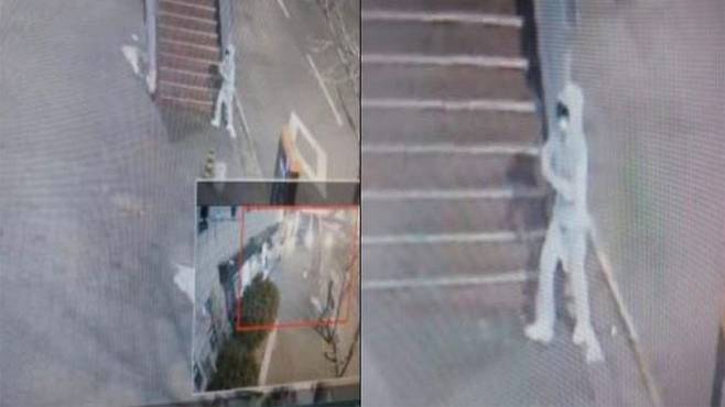 잠실역 인근 CCTV에 포착된 초등학생 이모 양 모습 (사진=안전Dream 홈페이지)