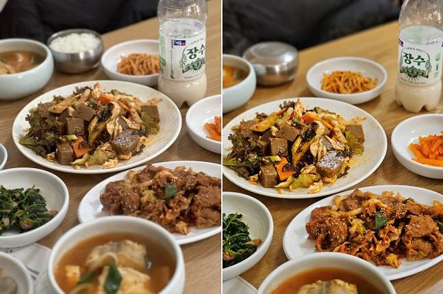 아이폰13 프로 인물사진, 갤럭시S23 울트라 인물사진 비교. 아이폰 사진은 실제와 가까웠다면 갤럭시 사진은 채도가 강해 먹음직스러워보였다./사진=백유진 기자 byj@