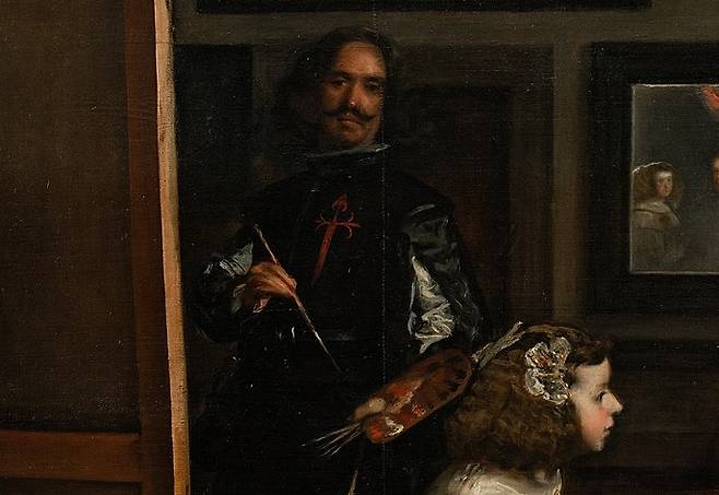 디에고 벨라스케스, 시녀들(일부 확대)