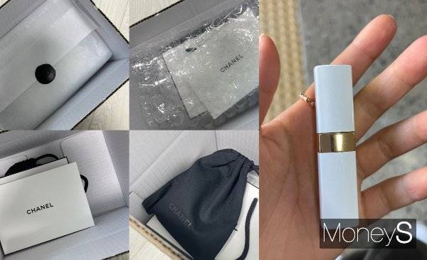 한 제품에 여러개의 포장재가 쓰이는 경우가 빈번하다. 사진은 온라인으로 배송된 립스틱 하나를 포장하는 데 쓰인 종이박스, 에어캡, 쇼핑백, 파우치 등 포장재. /사진=독자 제공