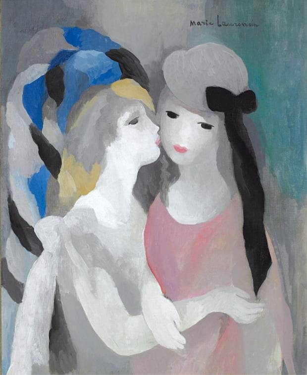 마리 로랑생의 ‘키스’(1927). 마리 로랑생 미술관 소장