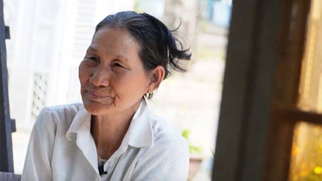 하미 마을에서 벌어진 한국군의 학살을 증언한 응우옌 티 홍 씨
