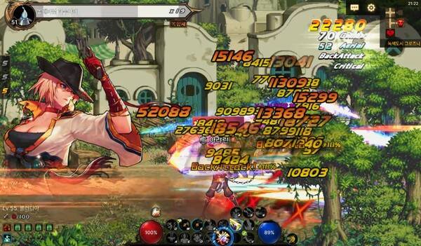 - 건블레이드와 사격의 연계로 콤보 넣는 맛이 좋은 레인저(여)