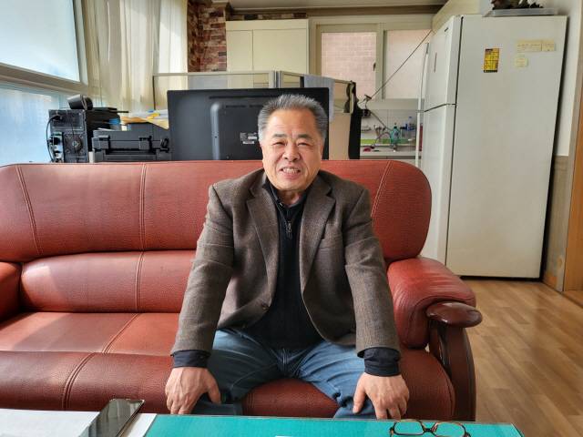 ▲ 안산 이주 도민 고학윤씨