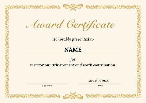 포스터아티스트 1.1에 추가된 상장 템플릿. (사진=캐논코리아)