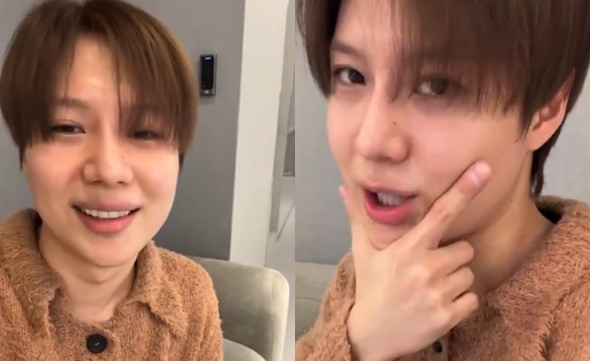Lee Tae-min had a live broadcast on the 4th and communicated with his fans in real time.Lee Tae-min said, Ive been coming to see you for a long time. Im so nervous. He then said, I wish I had a place where I could communicate with you quickly.No matter how mature I try to be, I do not change, but I still want you to love me a lot. Your love was hungry. Of course, I know you love me, wait for me and cheer me up, but I wanted to communicate something like this.I really wanted to see you, he said.Lee Tae-min said of his military service time, It was a time to look back at myself. I remembered the brilliant time I spent with my fans and my past appearance, and added, I thought I had lived a valuable life.Lee Tae-min said, I gained a lot of weight, right? So when I uploaded my selfie, I did a lot of V-shaped poses to cover my weight. I gained a lot of weight. But Im losing weight, so dont worry.I think Im more worried, he laughed.Lee Tae-min caught the eye with his first dyed appearance in two years; he dyed his hair natural brown, and showed a comfortable appearance in a brown knit.On the other hand, Lee Tae-min will hold 2023 TAEMIN FANMEETING RE: ACT (2023 Lee Tae-min fan meeting Lee: Act at Kyunghee University Peace Hall in Seoul from 22-23.