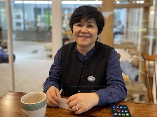 이영미 부천동물보호시민연대 협회장. 김종구기자