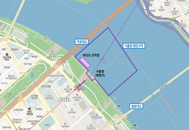 서울항 예정지. 자료 제공=서울시