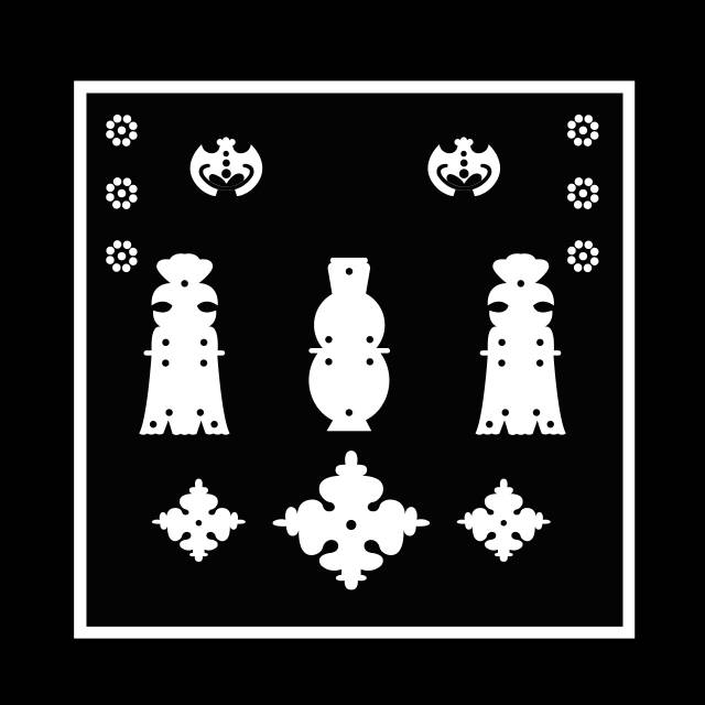 ▲ 강원도 반닫이 문양.