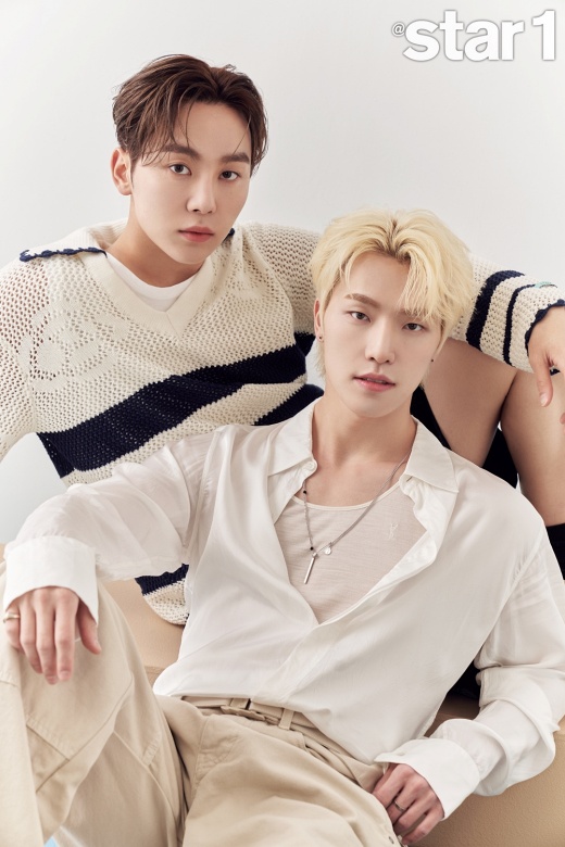 Group Seventeen members Boo Seungkwan and Dino, who are about to make a comeback, asked for new songs.On the 23rd, Magazine At Style released some of the interviews with Seventeen Boo Seungkwan and Dinos May issue cover.Boo Seungkwan and Dino commented on the mini 10th album FML which will be released on the 24th, It seems like Ive always talked about this, but this album is really real and I want to give passion and energy to the carat (fandom name) I wanted to give my life from the preparation of the album, and all the members seemed confident that I was going to be a big hit. Boo Seungkwan and Dino asked the question of The Killing part of one of the double title songs, Son Gogong. Boo Seungkwan and Dino said, The scale is really big and the whole song is The Killing point.I put all my energy into every part.On the other hand, Boo Seungkwan and Dino are often referred to as role models in junior groups. I feel proud, and I think, That friend passed! Sometimes I cheer on my friends and say hello to them.I try harder to be a good example.