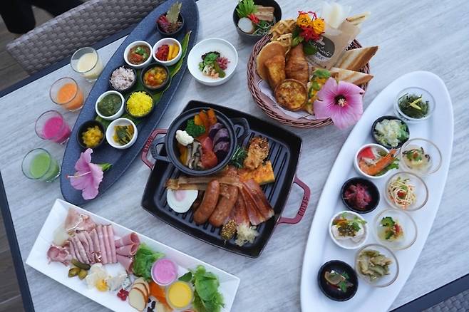 뷔페 다이닝 나시로 조식 메뉴. /사진= 강예신 여행+ 기자