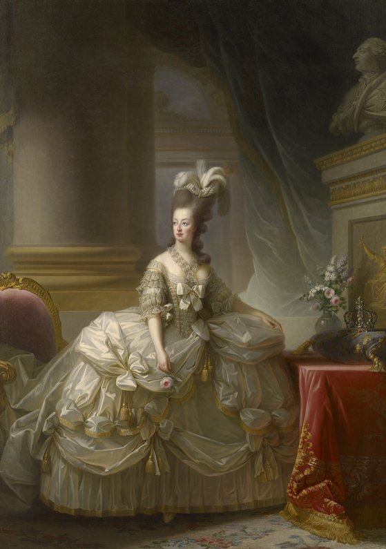 오스트리아-헝가리 제국을 다스린 마리아 테레지아의 막내딸이자 프랑스의 왕비 마리 앙투아네트의 초상화. 페르디난드 합스부르크-로트링겐의 먼 친척뻘. [중앙포토]