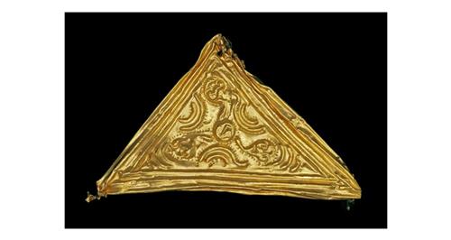 영국박물관이 소장한 아샨티 금붙이. 1874년 이전에 만들어졌고 아샨티 왕궁이 출처라고 표기돼 있다. [영국박물관 홈페이지, DB 및 재판매 금지]