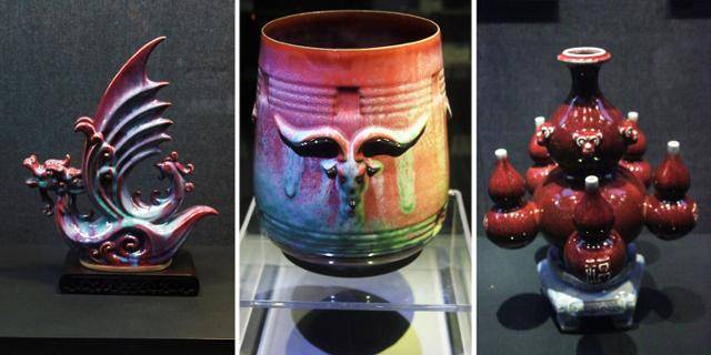 균관요지박물관의 당대 도자기 용봉정양, 삼양개태, 오후송복. ⓒ최종명