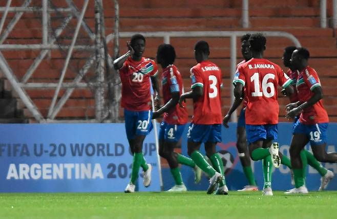 감비아가 온두라스를 꺾고 대회 첫 승을 거뒀다. 사진=AFPBB NEWS