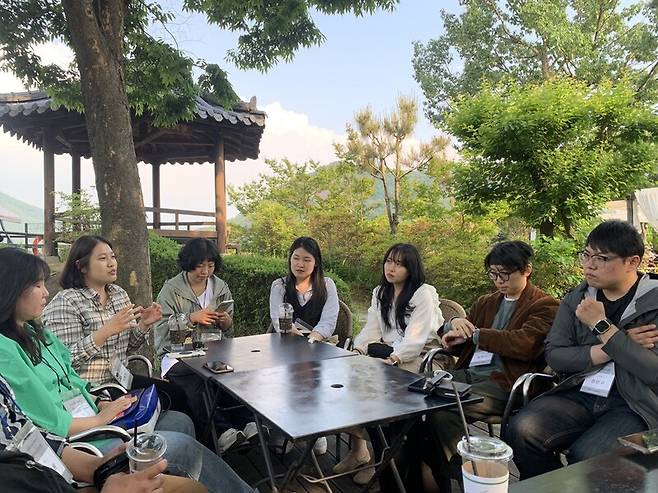 ▲ 5월13일 대전에서 진행된 바른지역언론연대 2030 언론인 모임 현장. 사진=윤유경 기자.