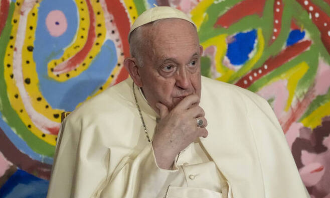 프란치스코 교황. AP연합뉴스