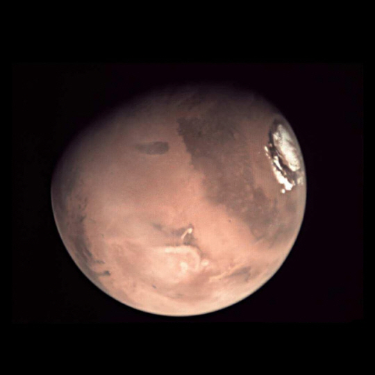 마스 익스프레스가 2016년 촬영한 화성 모습. 연합뉴스(ESA 제공)